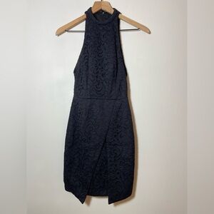 NICHOLAS Designer Little Black Dress LBD Cocktail Party Events Formal Lace Sz 0